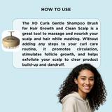 Scalp massaging shampoo brush - Beige