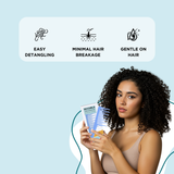 Shower Detangling Comb - Blue