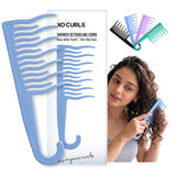 Shower Detangling Comb - Blue
