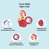 XO Curls Flax Seed Heat Cap