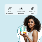 Shower Detangling Comb - Green