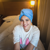 XO Curls Magic Plopping Towel for Curlier Curls - Microfiber Hair Towel