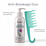 Shower Detangling Comb - Green