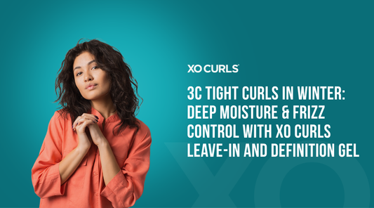 3C Tight Curls in Winter Deep Moisture & Frizz Control with a curly hair model 