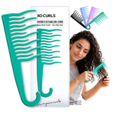 Shower Detangling Comb - Green