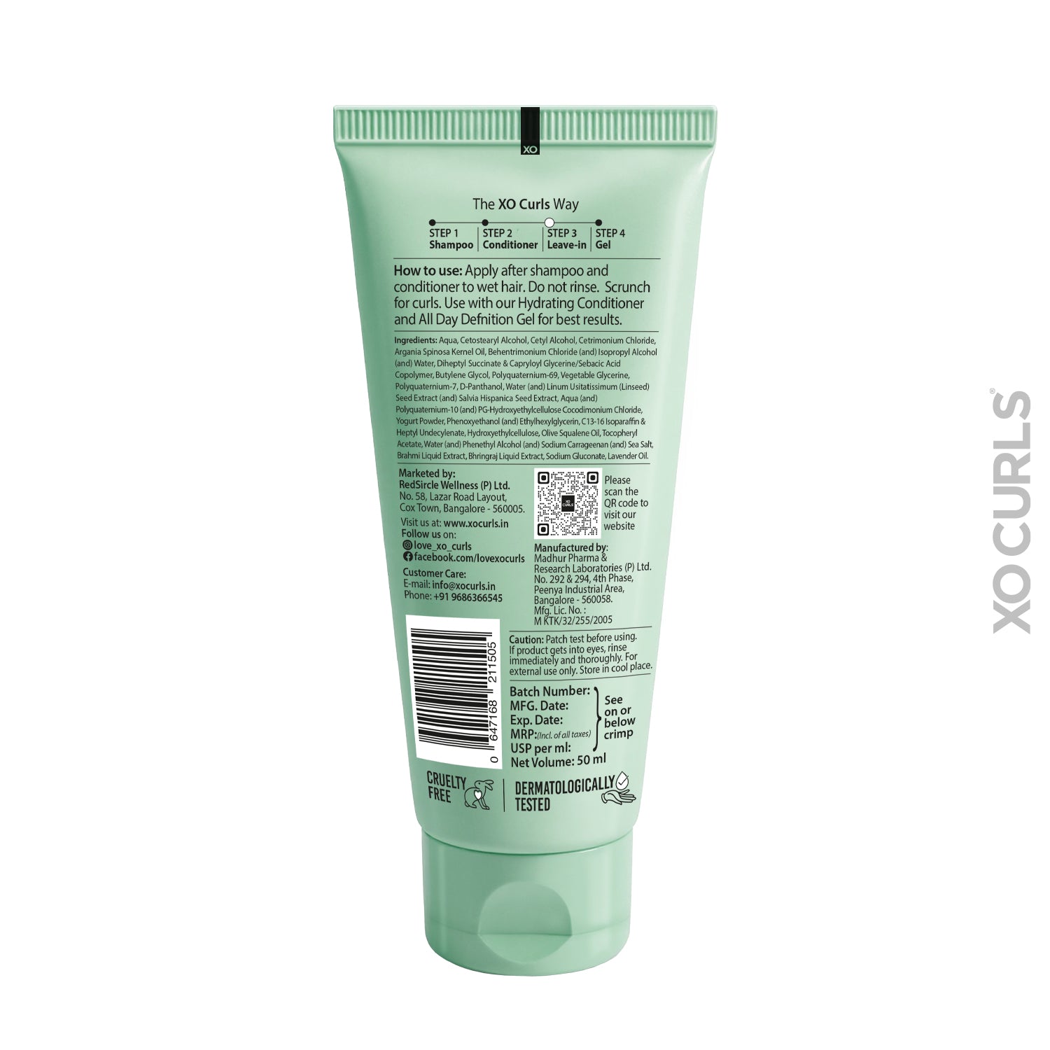 XO Curls Hydrating Leave-in Conditioner - 50ml
