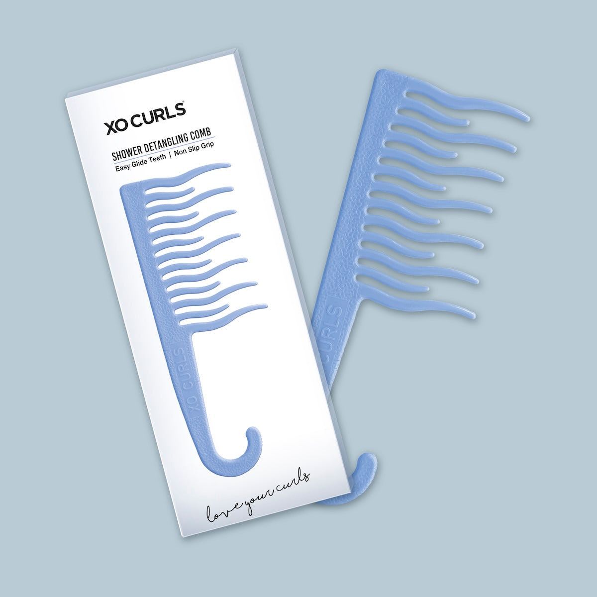 Shower Detangling Comb - Blue