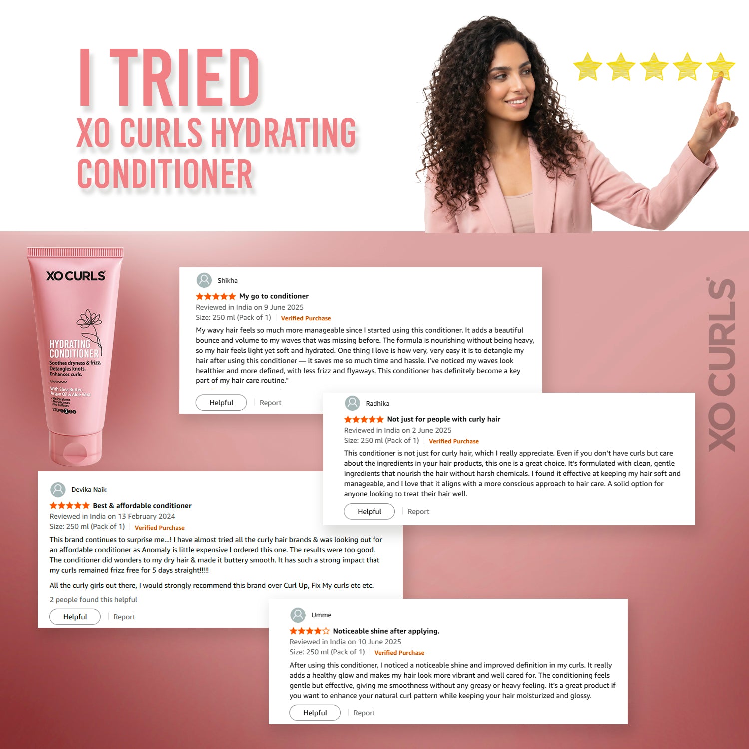 XO Curls Hydrating Conditioner - 50ml