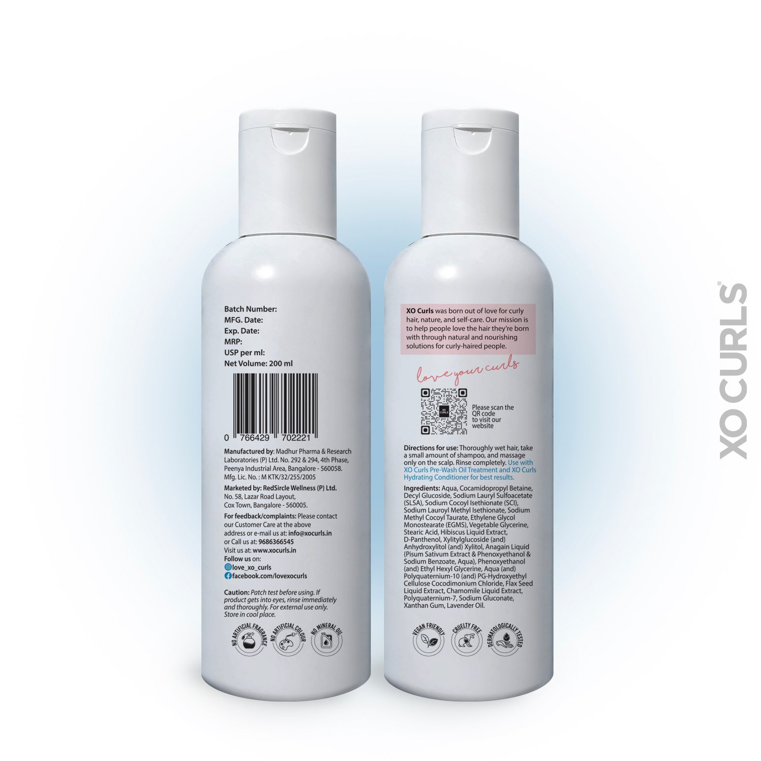XO Curls Hydrating Shampoo