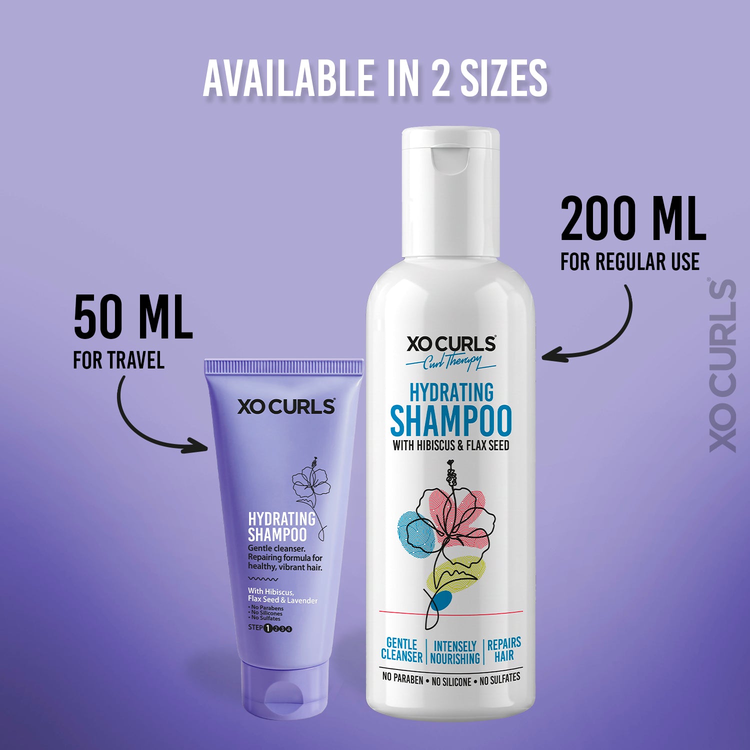 XO Curls Hydrating Shampoo - 50ml